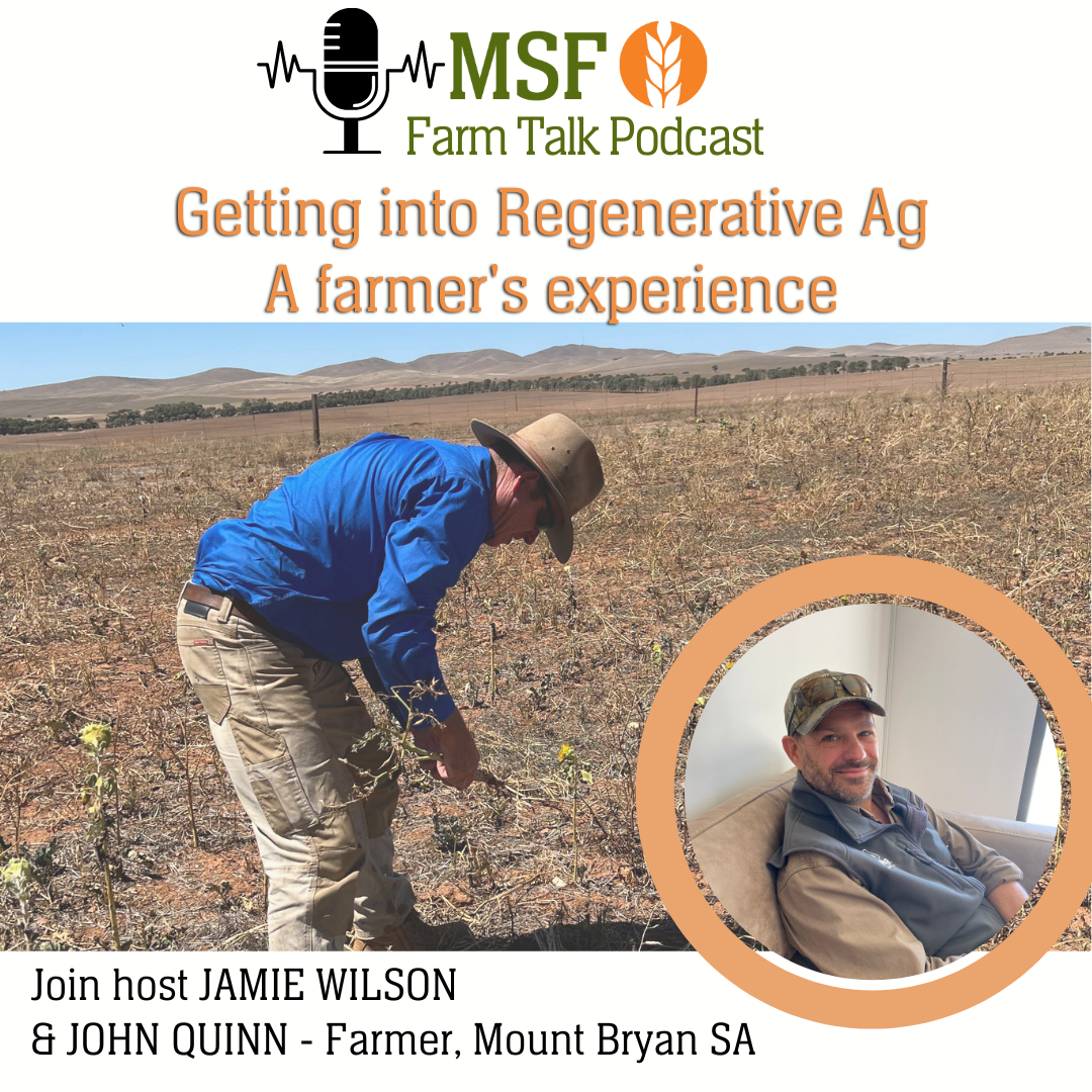 Getting into regenerative ag - a farmer's experience