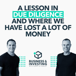 A Lesson in Due Diligence and Where We Have Lost a Lot of Money