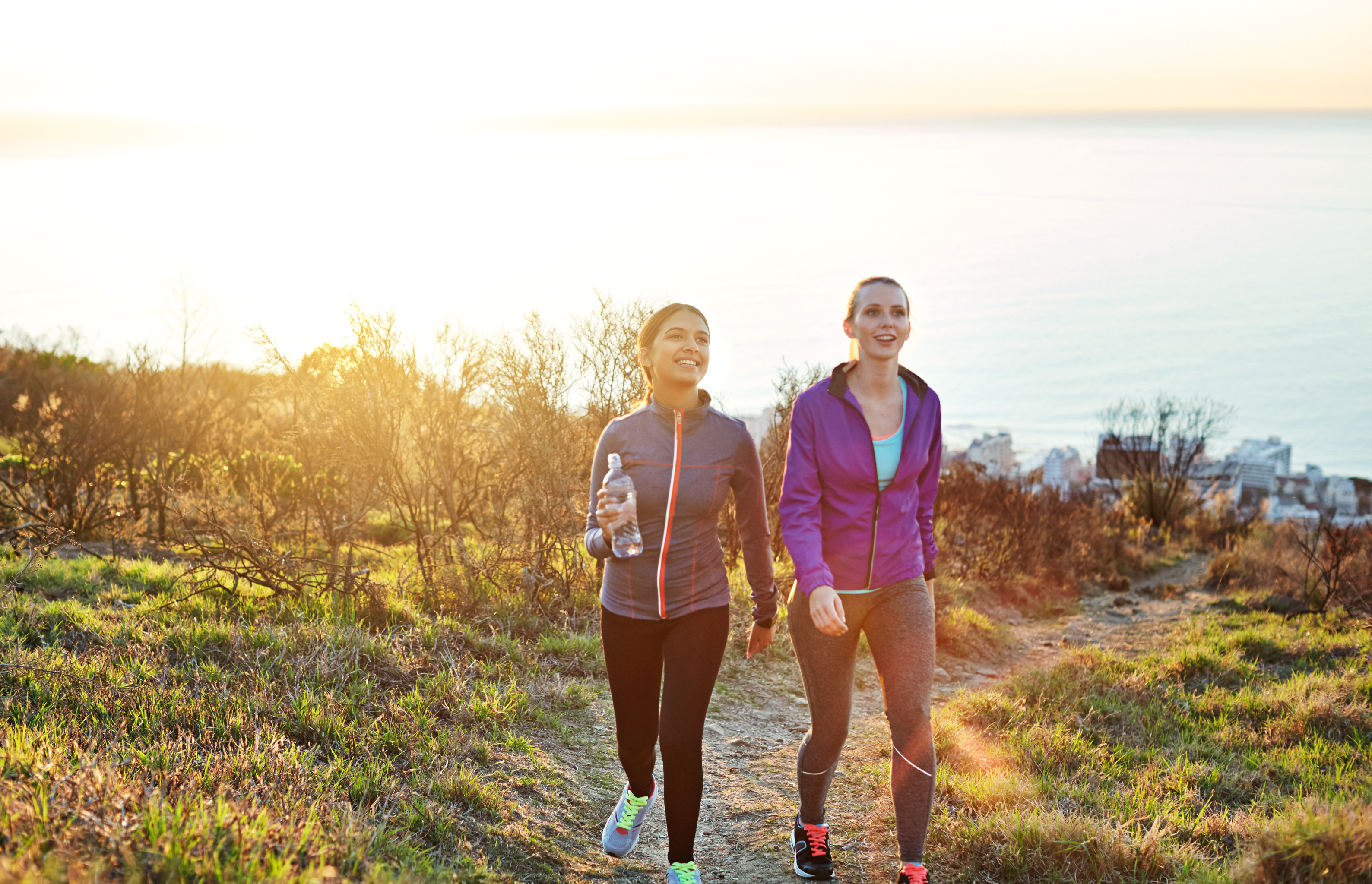 Walking with friends is a health home-run.