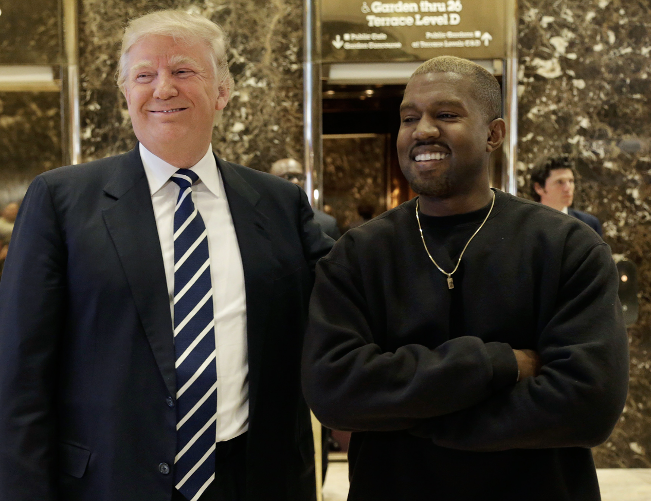 LISTEN: Kanye and Trump are brothers and Kim is okay with it.