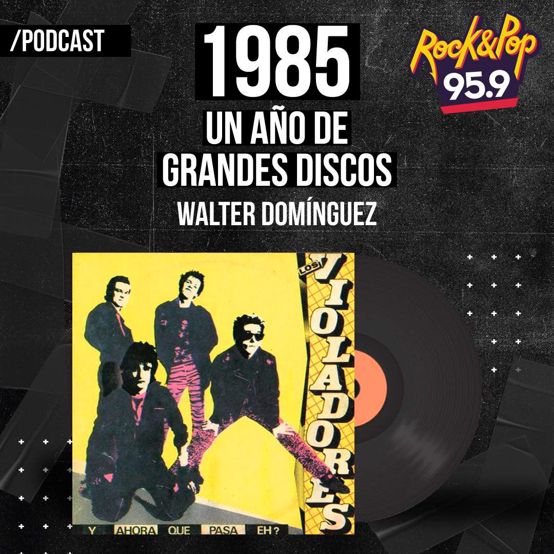 1985, con Walter Domínguez