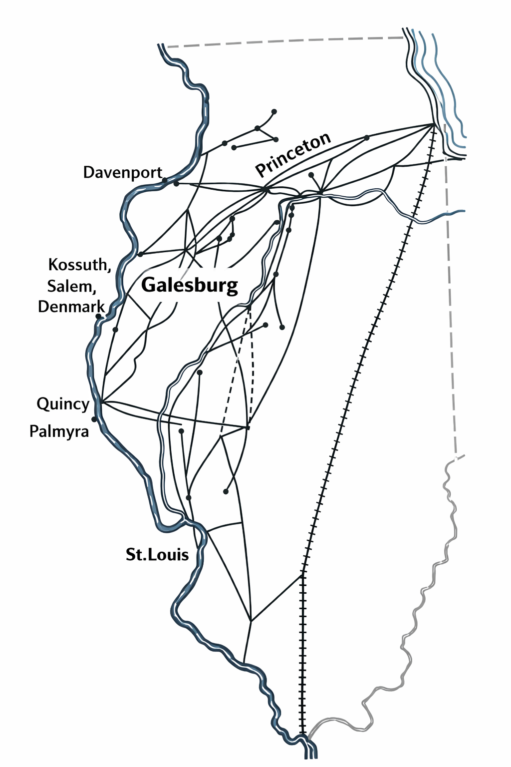 Galesburg; Underground Railroad episode artwork