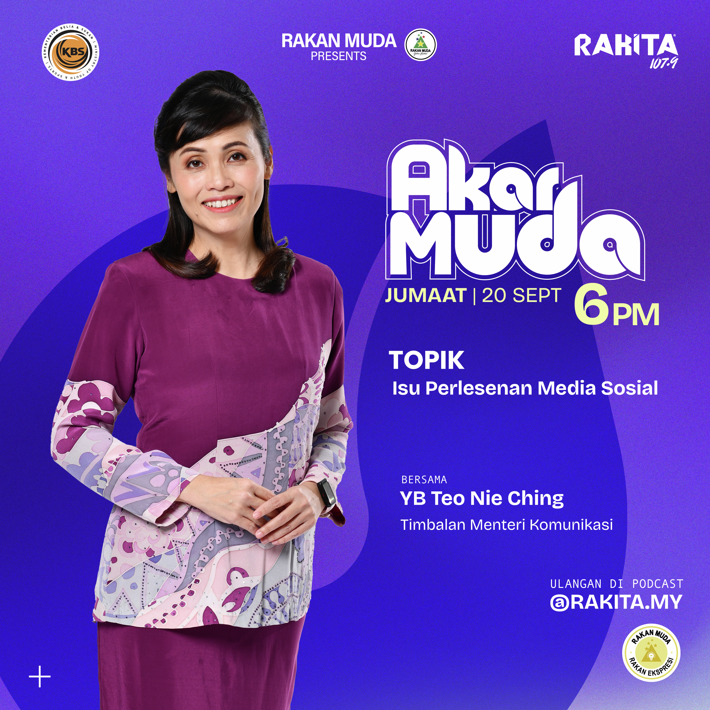Lesen Cegah Buli Siber? - YB Teo Nie Ching | Akar Muda episode artwork