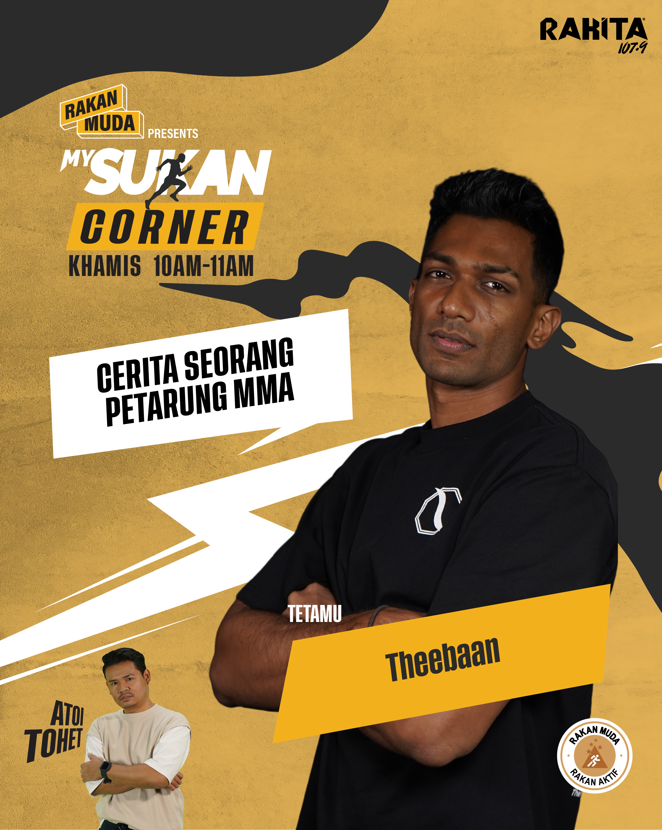 Muka Theebaan Pernah Ada 39 Jahitan! | MySukan Corner Ep. 4 (2025) episode artwork