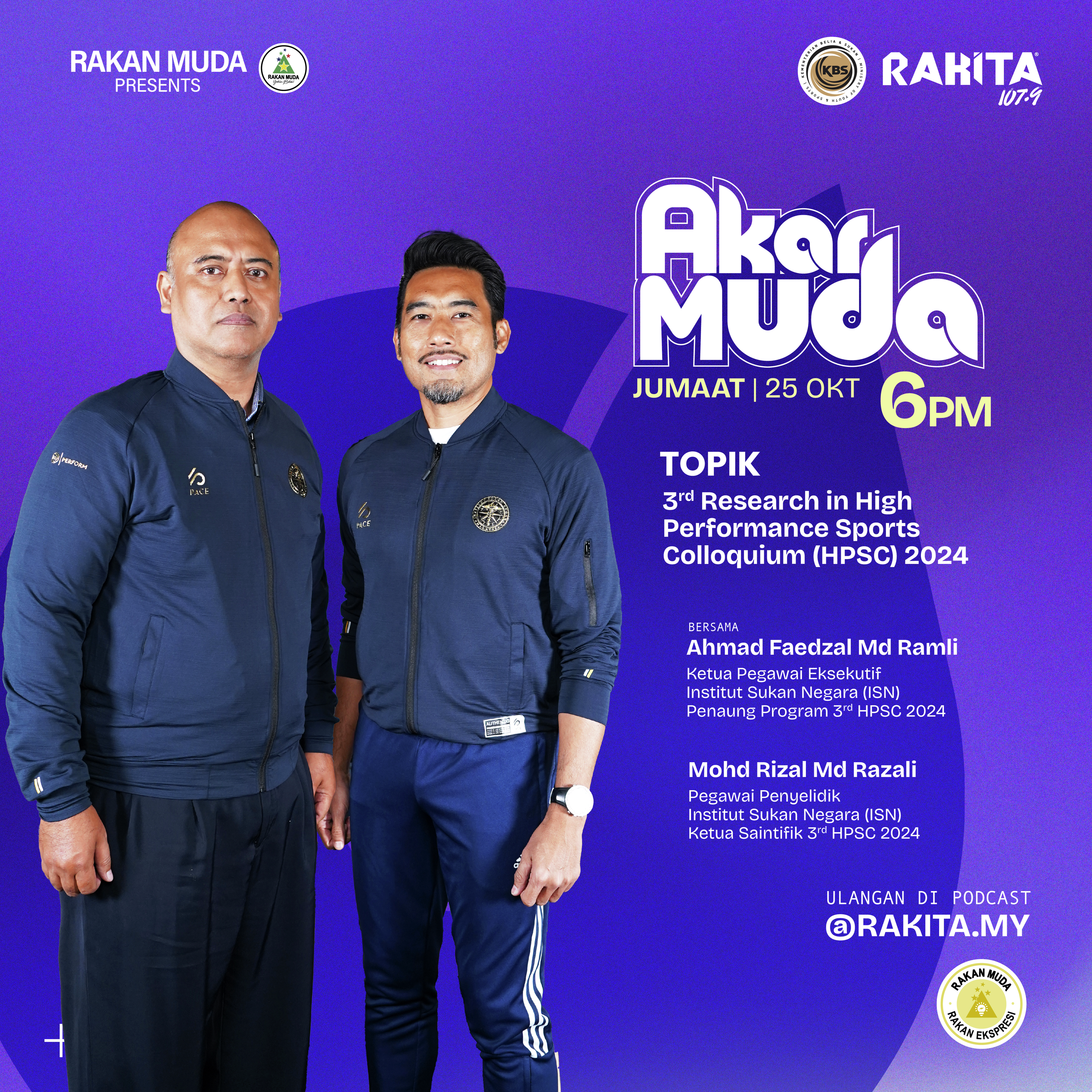 Meneroka Masa Depan Sains Sukan – Temubual Bersama CEO ISN & Ketua Saintifik HPSC 2024 | Akar Muda episode artwork
