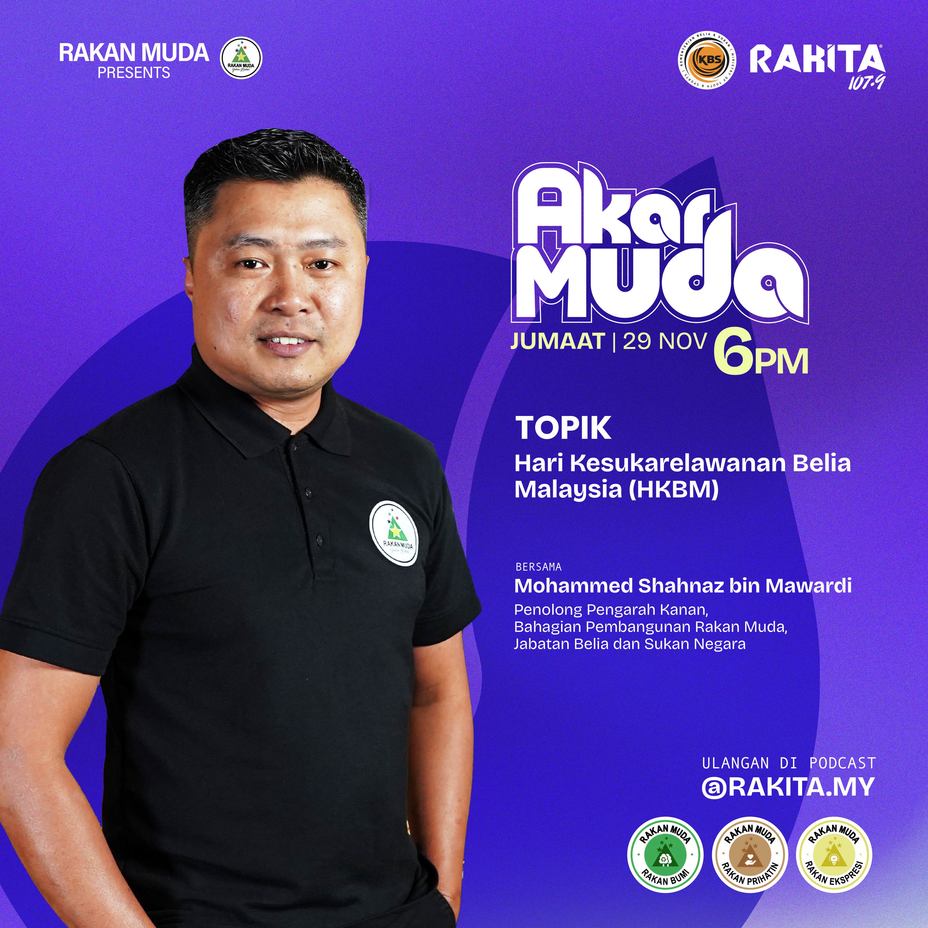 Hari Kesukarelawanan Belia Malaysia (HKBM) 2024 | Akar Muda episode artwork