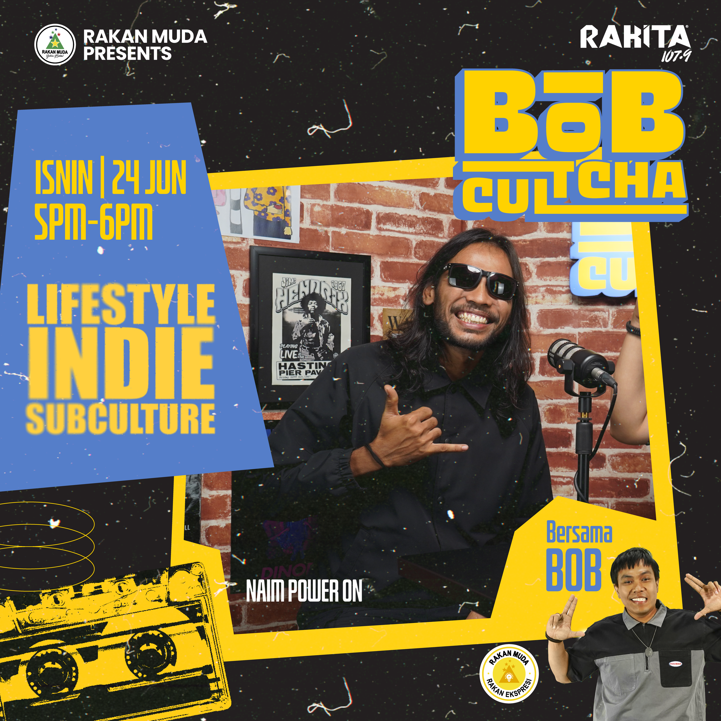 BOBCULTCHA - EP3 - Naim Power On episode artwork