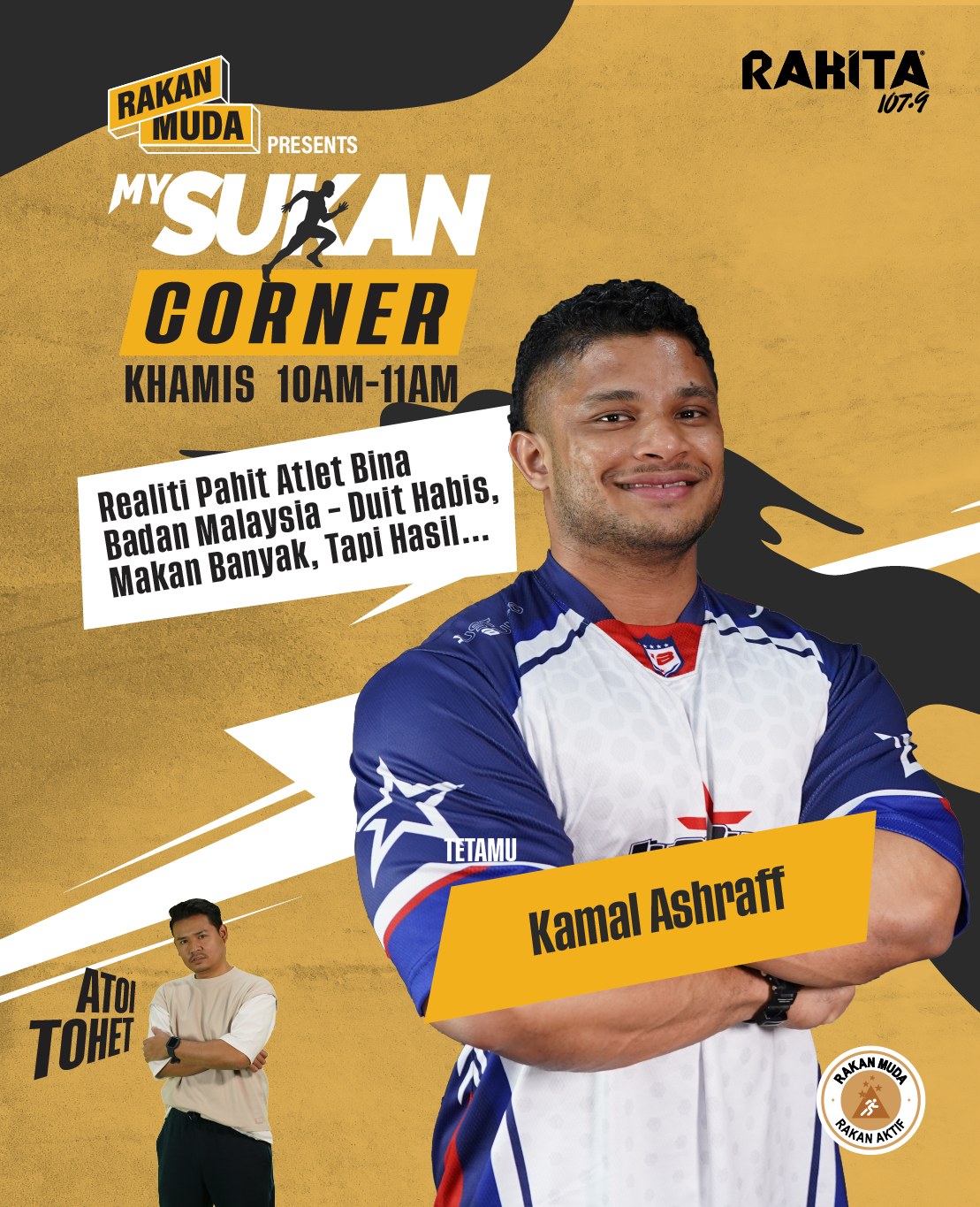 Realiti Pahit Atlet Bina Badan Malaysia – Duit Habis, Tapi Hasil... | MySukan Corner Ep. 9 (2025) episode artwork