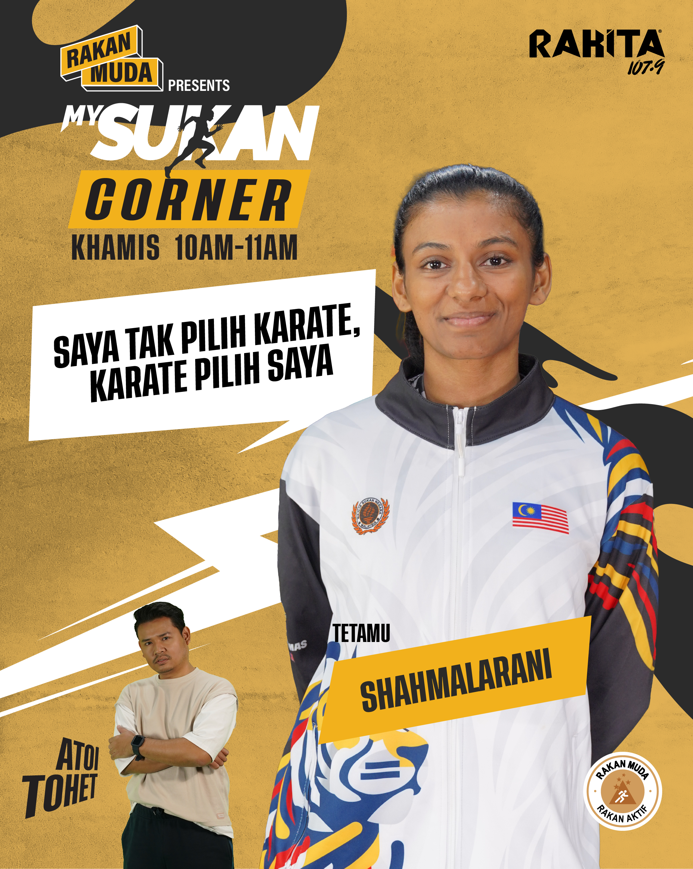 "Saya Tak Pilih Karate, Karate Pilih Saya" - Shahmalarani | MySukan Corner Ep. 17 (2025) episode artwork