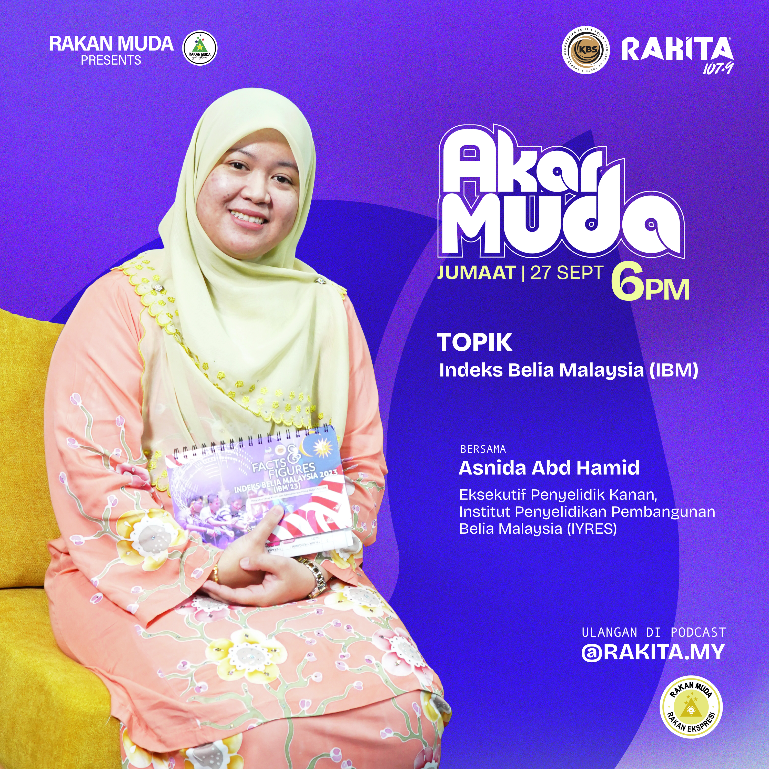 Mendalami Indeks Belia Malaysia: Kesejahteraan Mental dan Fizikal Yang Ramai Tak Tahu! | Akar Muda episode artwork