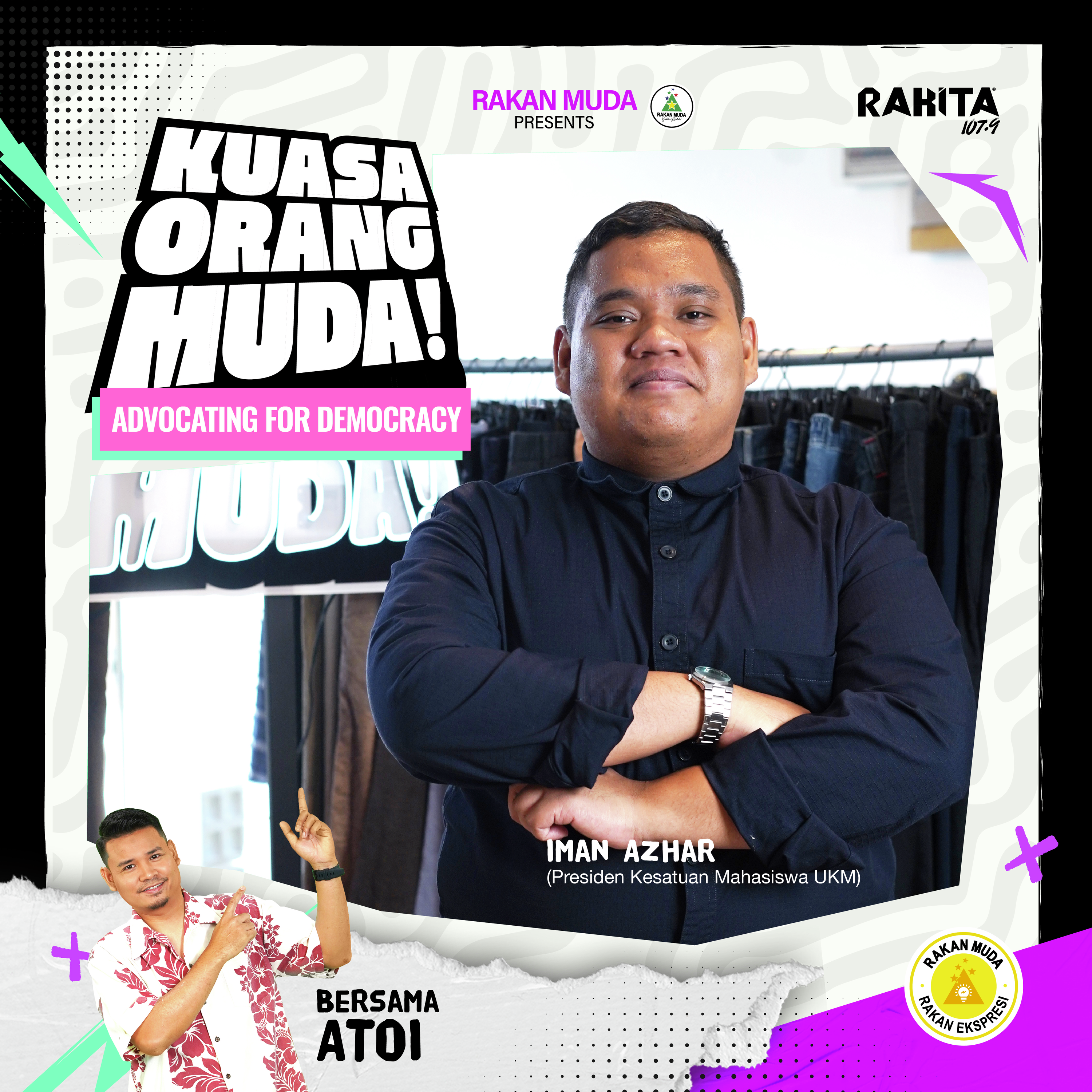 Dulu Pembangkang, Sekarang Presiden - Iman Azhar (Presiden KMUKM) | Kuasa Orang Muda (Ep. 1) episode artwork