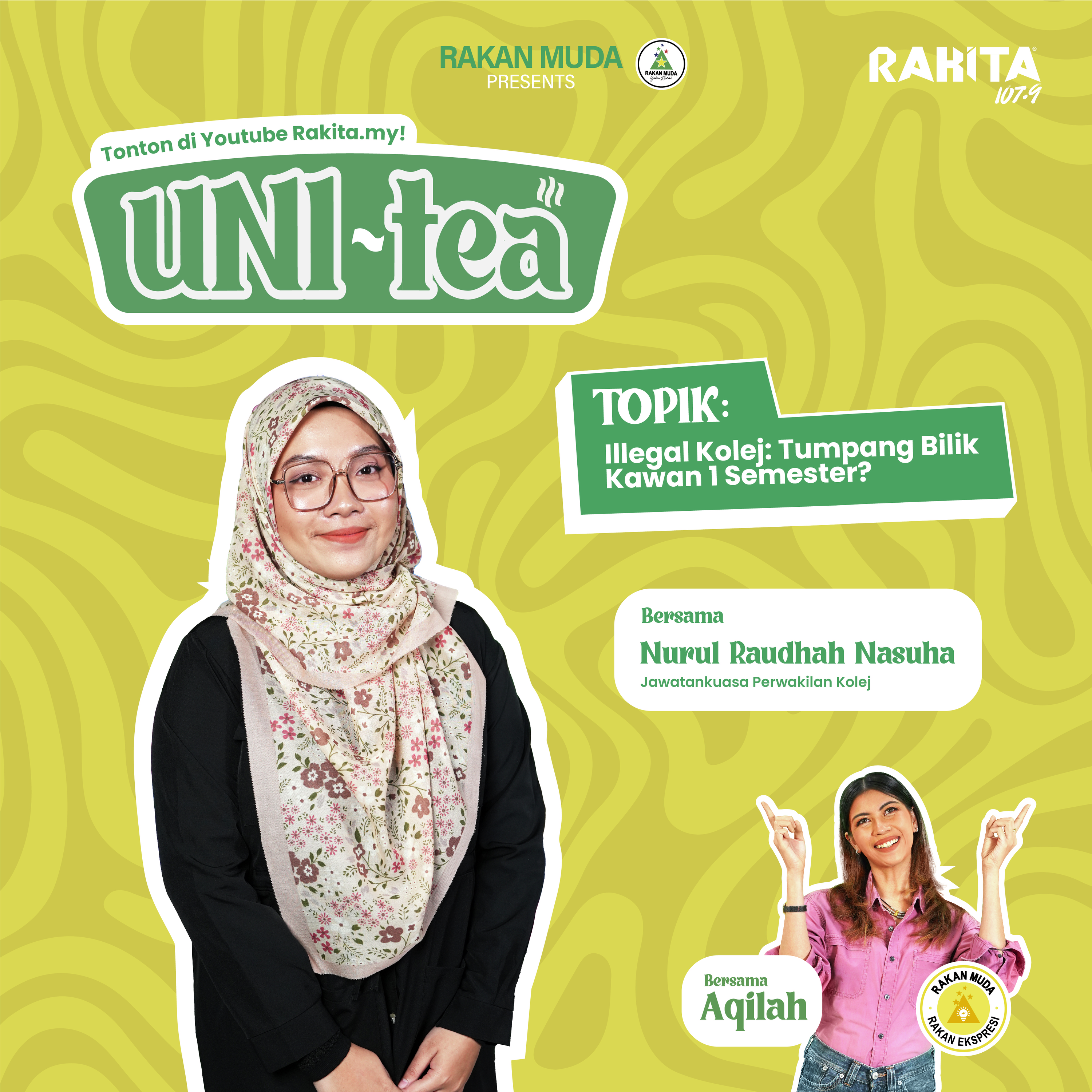 Illegal Kolej: Tumpang Bilik Kawan 1 Semester? | UNI-Tea (Ep. 8) episode artwork