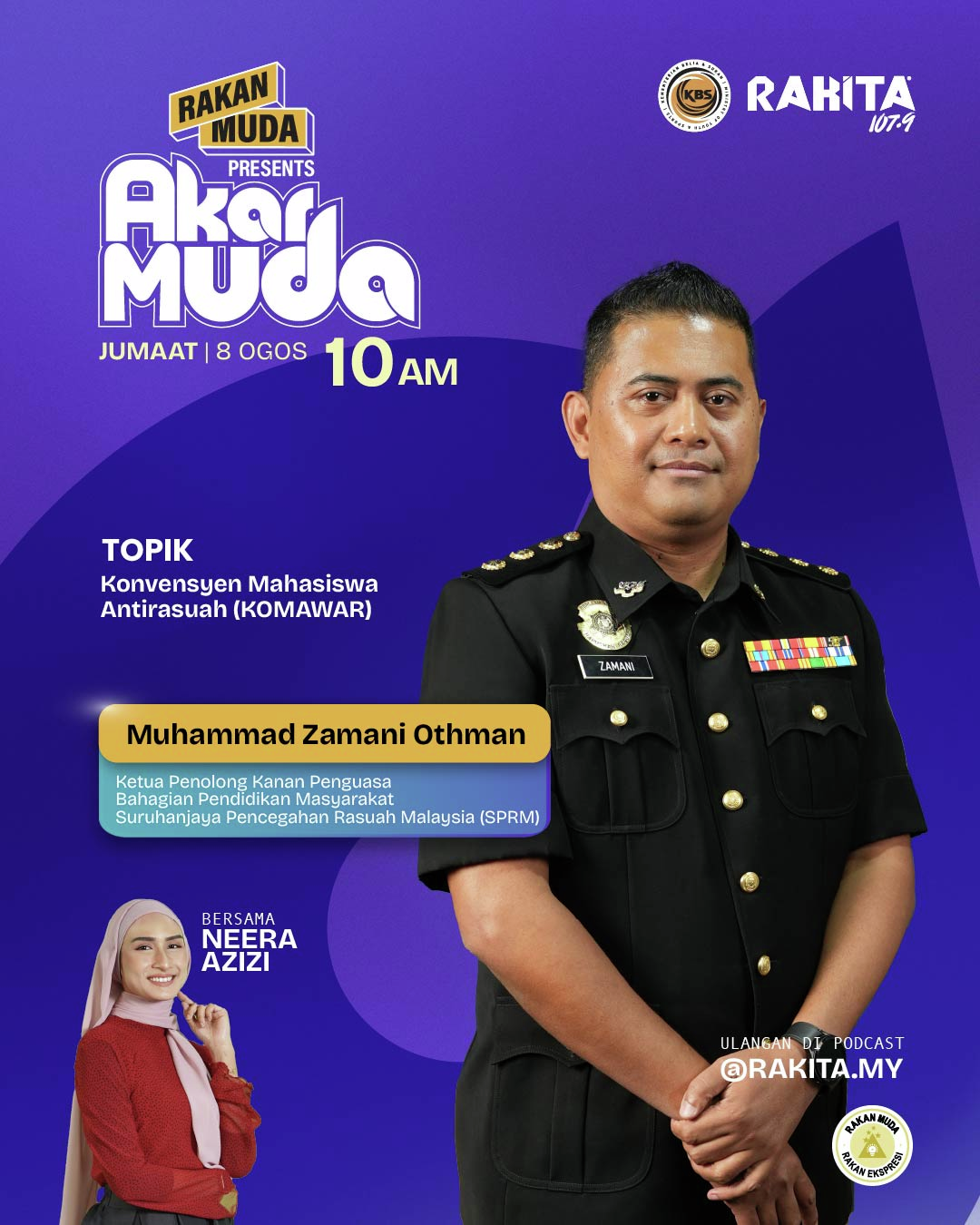 Konvensyen Mahasiswa Antirasuah (KOMAWAR) | Akar Muda (2025) episode artwork