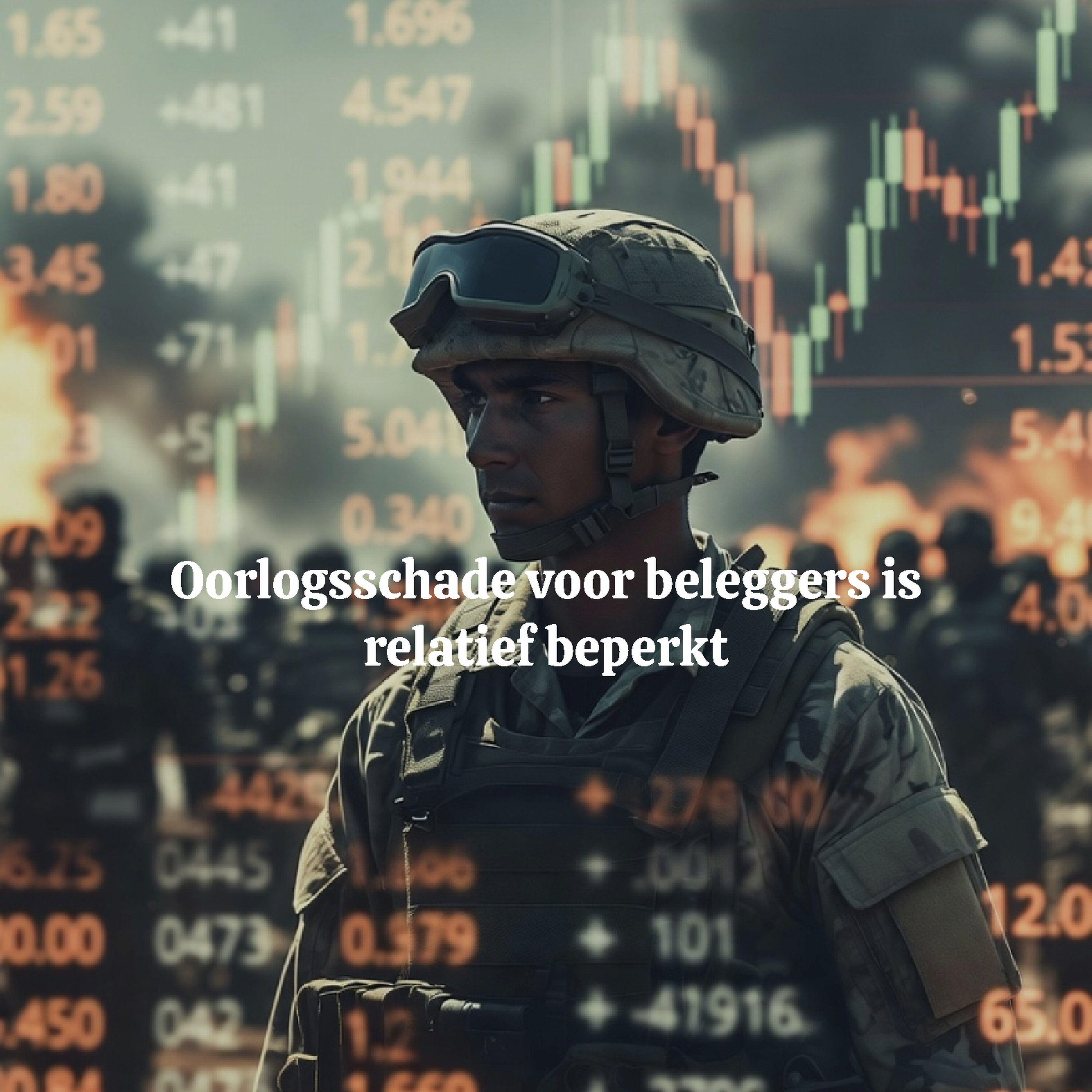 Oorlogsschade voor beleggers is relatief beperkt Oorlogsschade voor beleggers is relatief beperkt