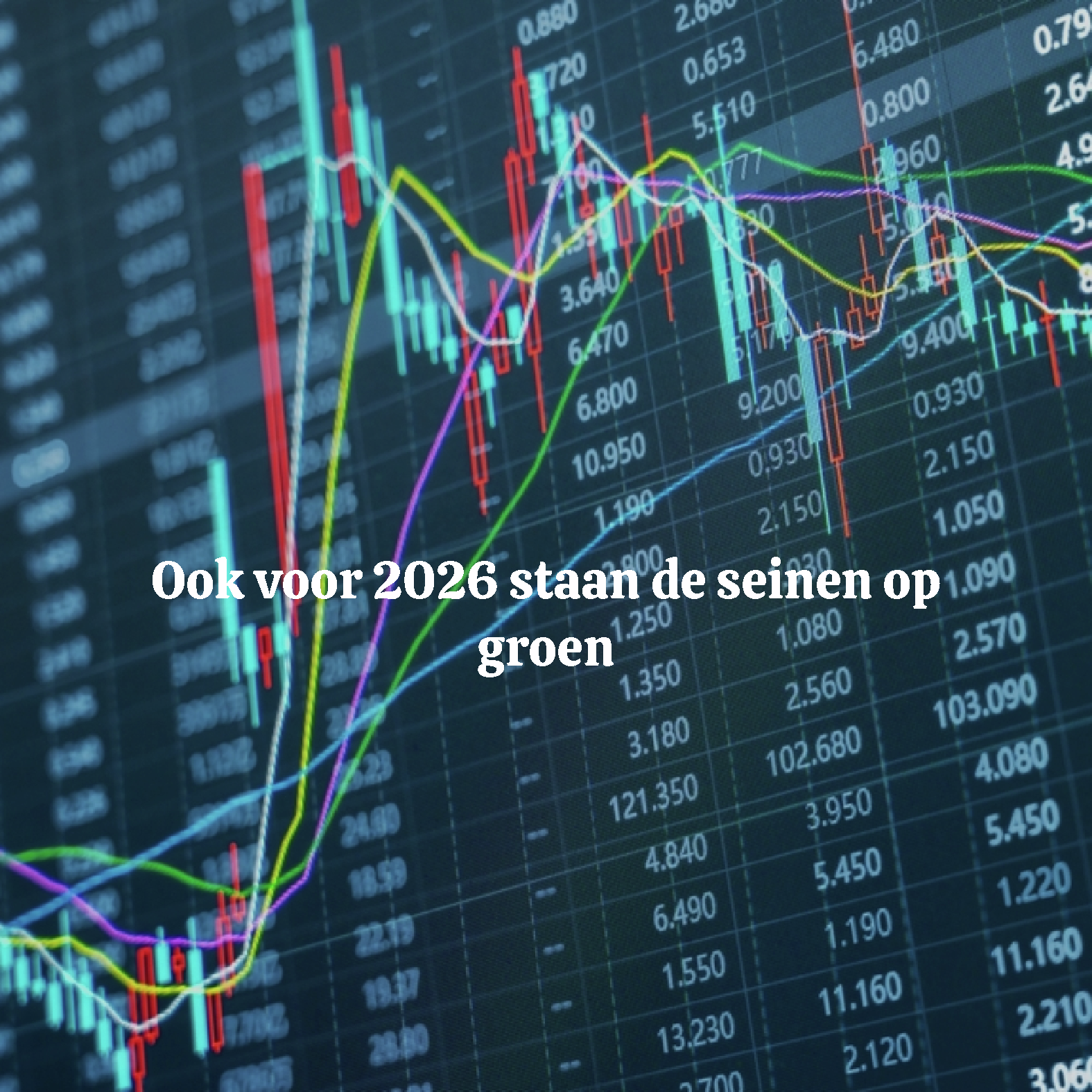 Ook voor 2026 staan de seinen op groen