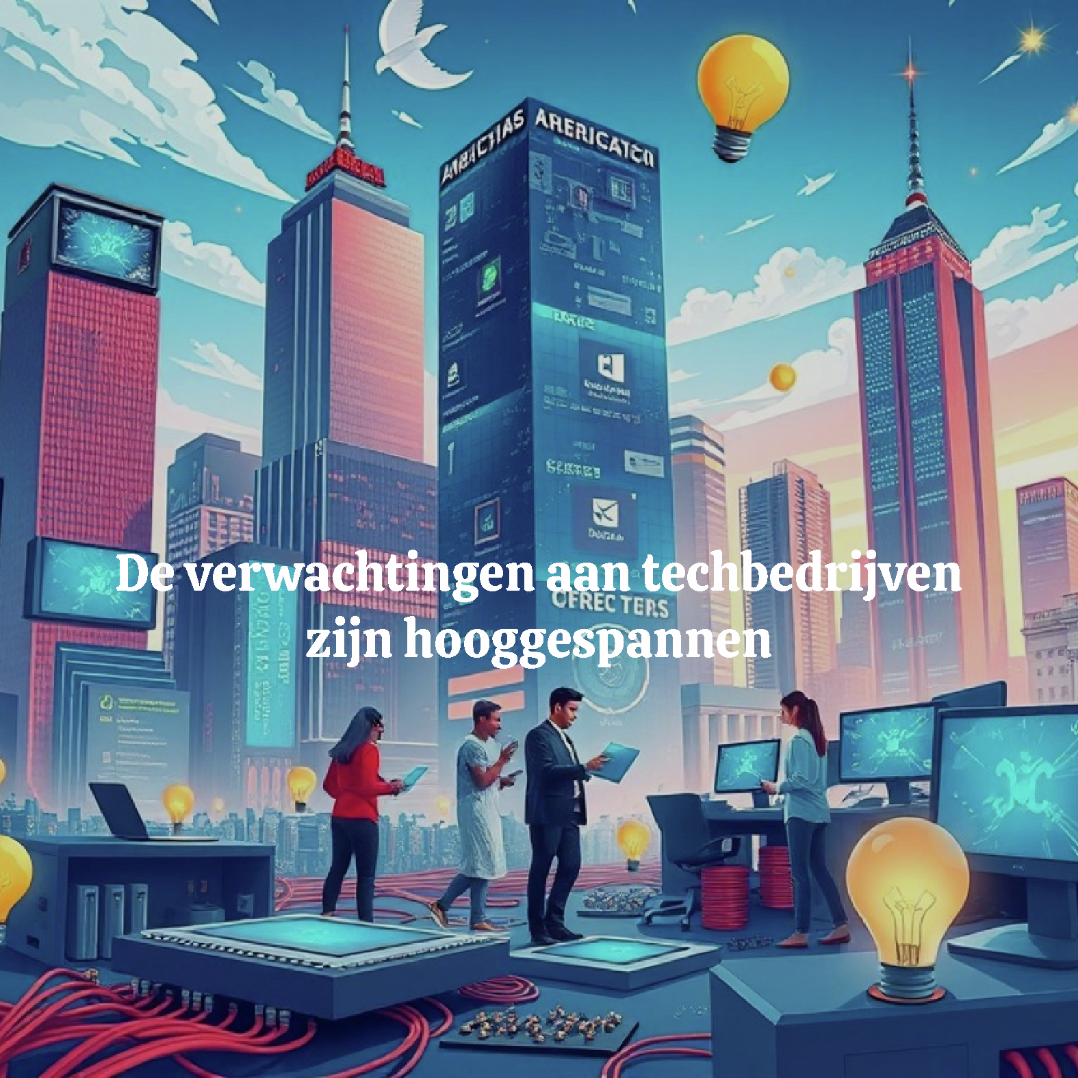 De verwachtingen aan techbedrijven zijn hooggespannen