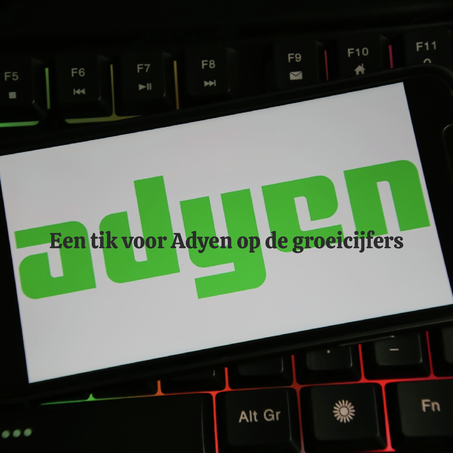 Een tik voor Adyen op de groeicijfers