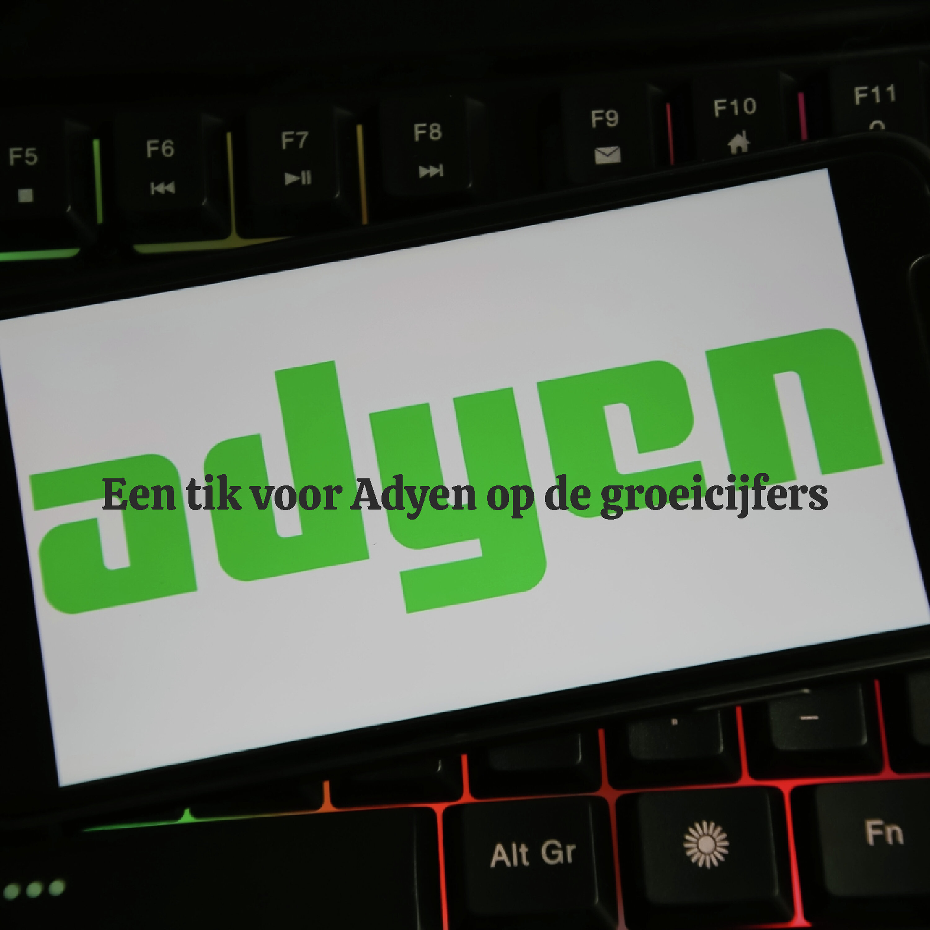 Een tik voor Adyen op de groeicijfers Een tik voor Adyen op de groeicijfers