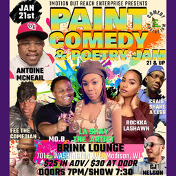 1motion OutReach Presents Paint Comedy & Poetry Jam