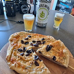 Cold Pizza & Beer!
