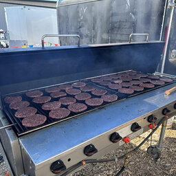 2,400 Bison Patties At The WPS Farm Show