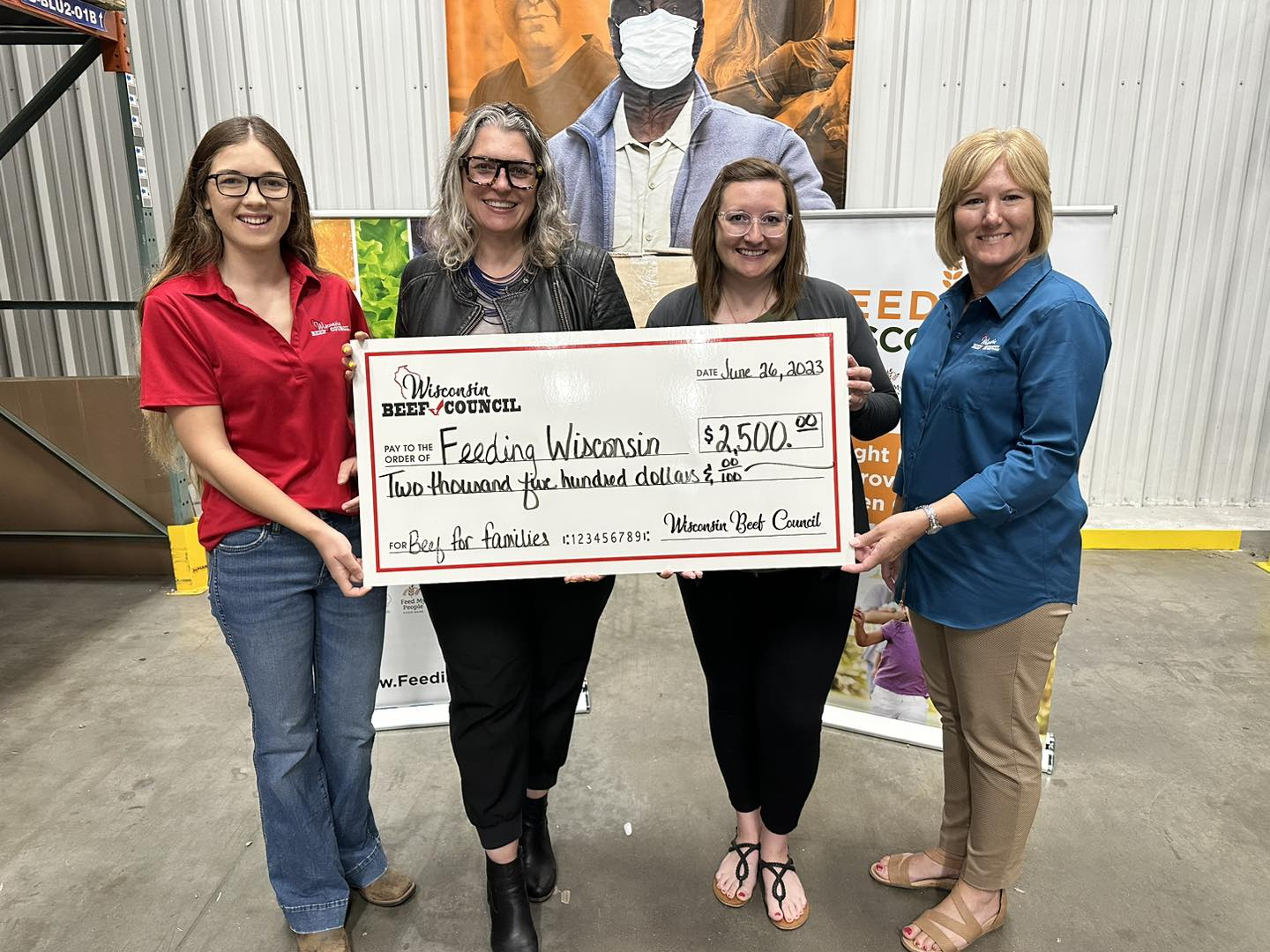 Beef Council Gives $2,500 To Feeding Wisconsin