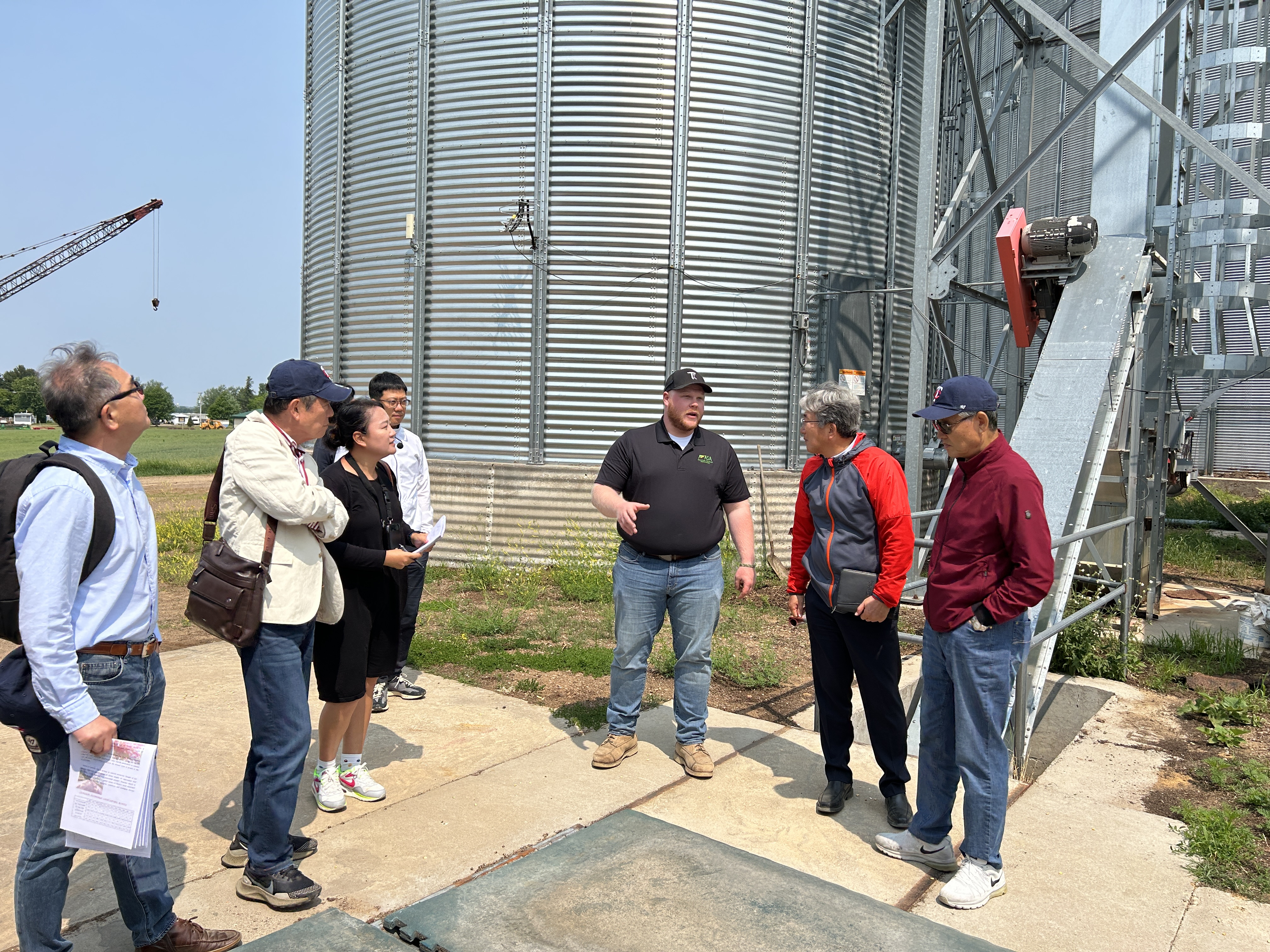 Korean Feed Millers Visit WI Soybean Grower