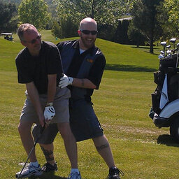 Monday Morning Throwback - Brian & Shaw "golf"