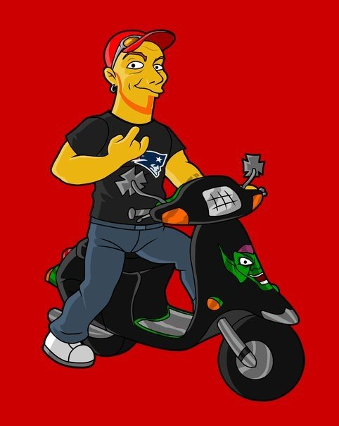 That time Brian's moped got hit. Again.