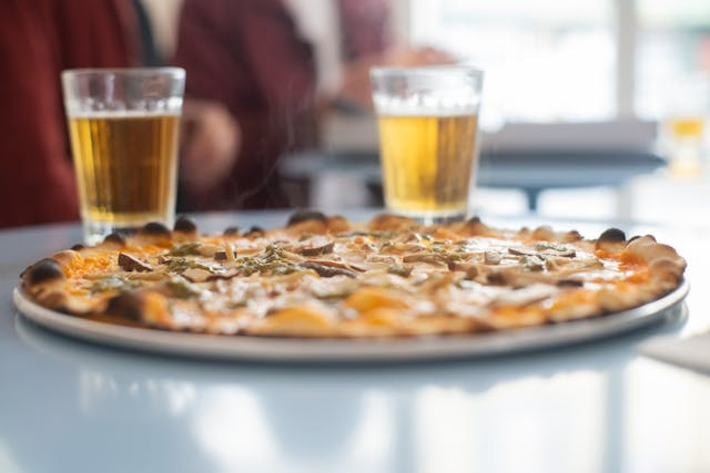 Beer that tastes like pizza? Oh....wash your fruits & veggies!