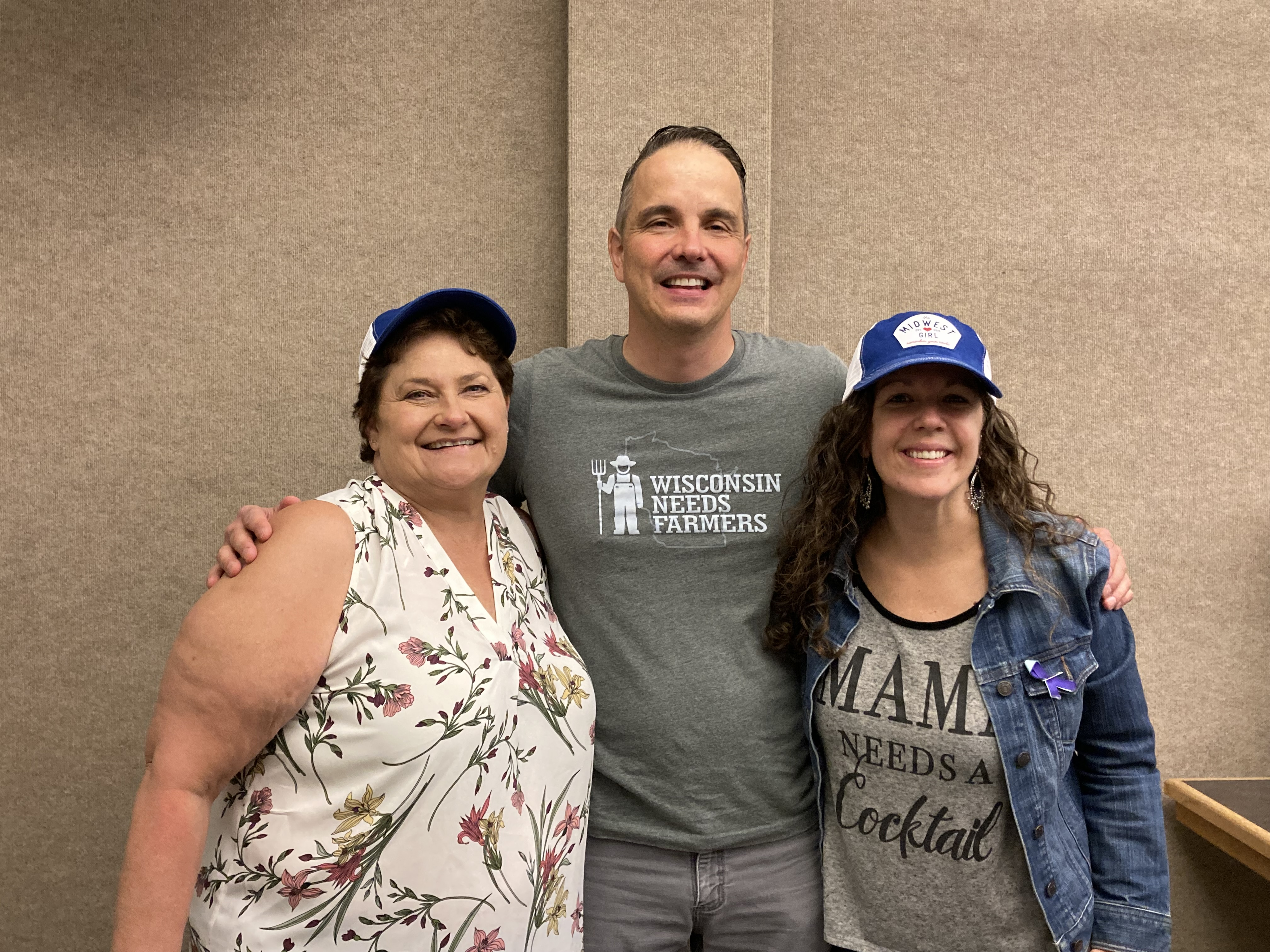Wisconsin Needs Farmers T-shirts Donation to Chadwick Family