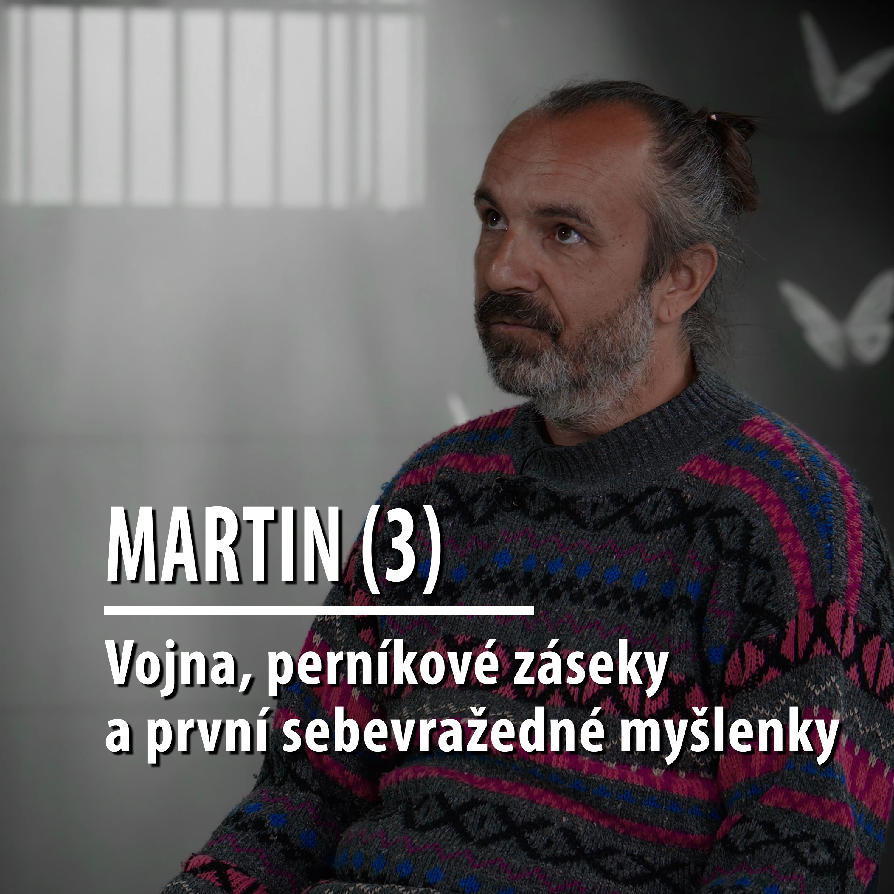 Motýl za katrem: Martin (3.díl) - „Úlevy na baret: Jak mě pervitin vyhnal z vojny“