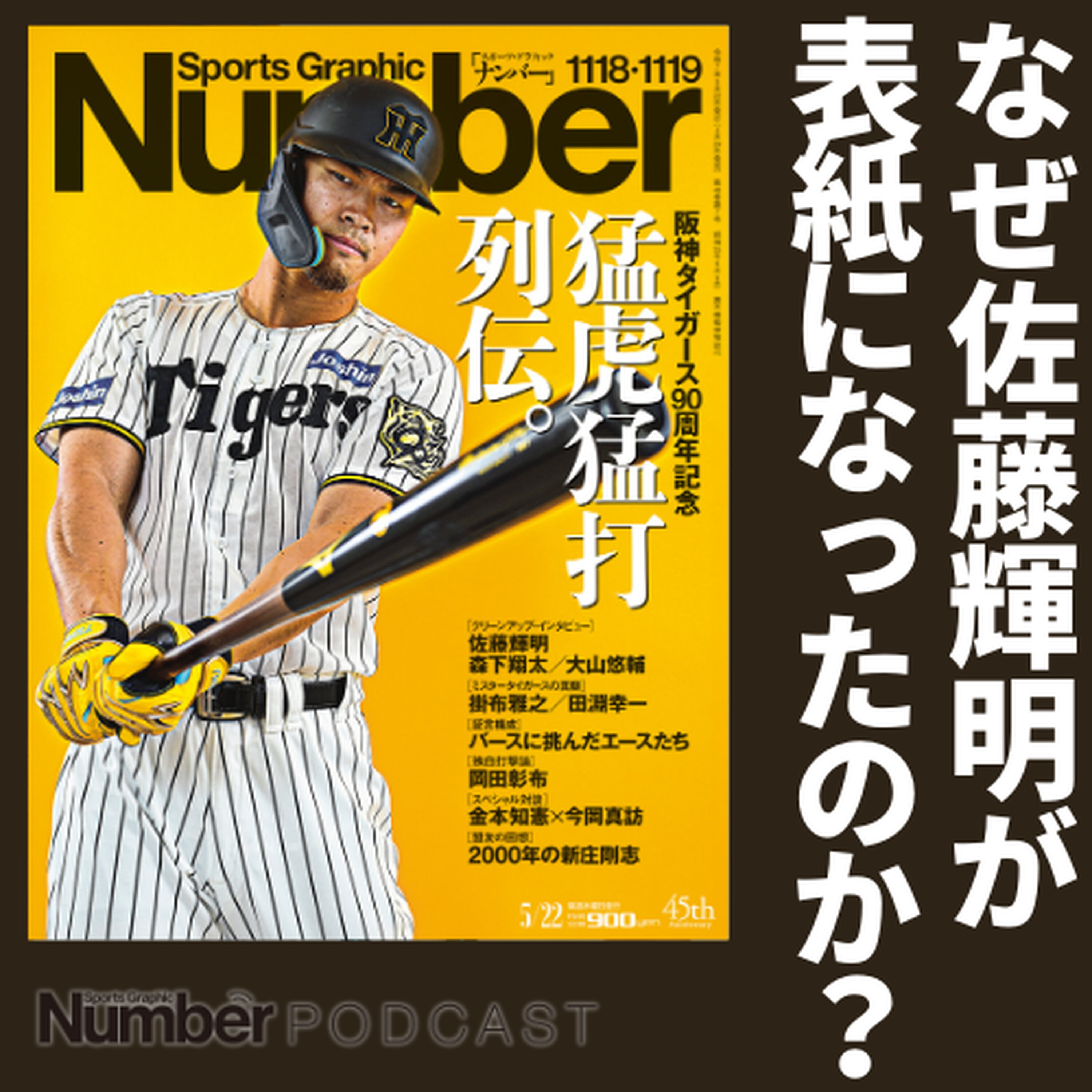 【なぜ佐藤輝明が表紙に?】佐藤・森下・大山、阪神クリーンアップインタビューの舞台裏 episode artwork