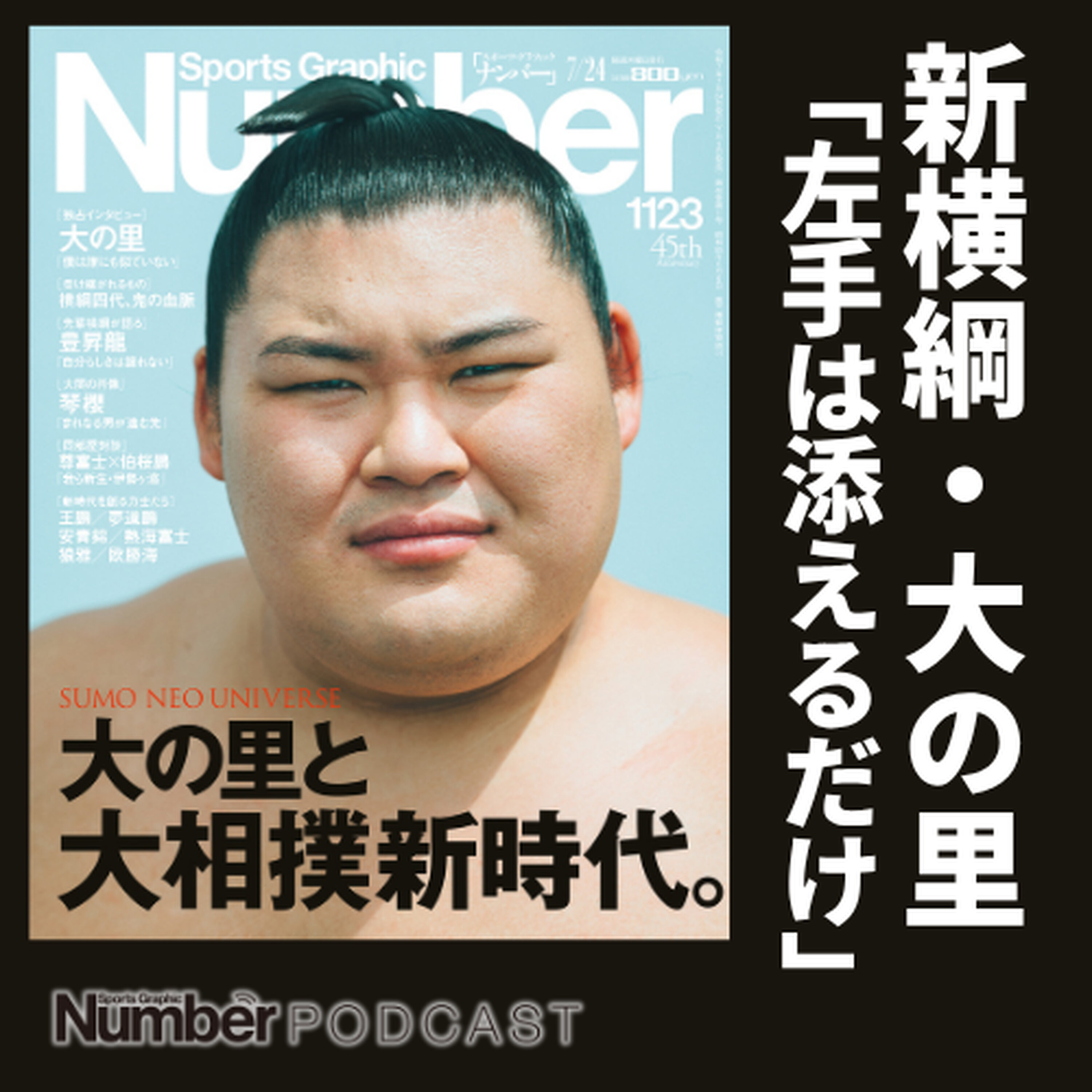 「左手は添えるだけ」大の里が到達した自分だけの形とは?《必見!わんこそば衝撃写真とは?》 episode artwork