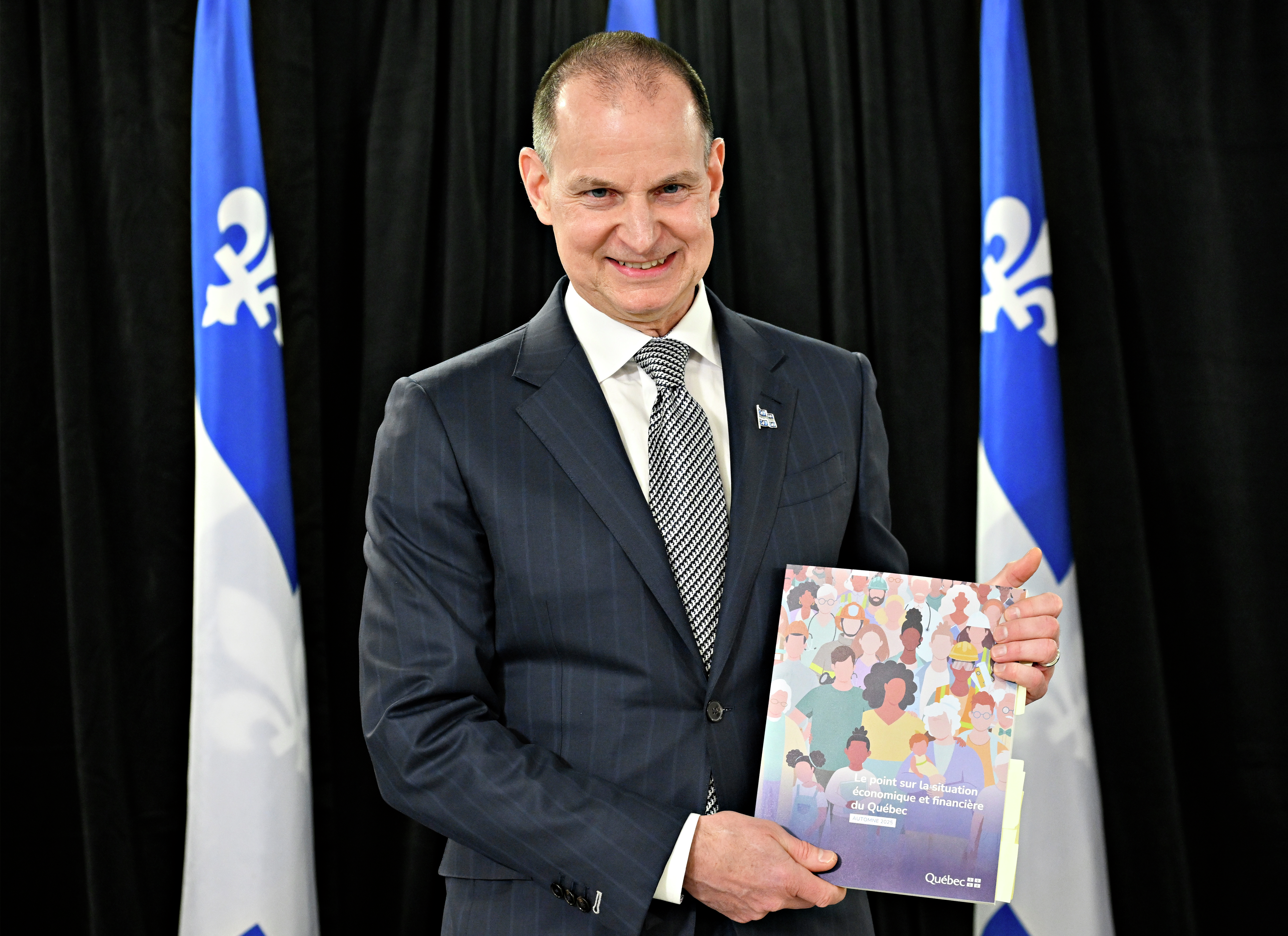 Finance Minister Eric Girard explains his economic update
