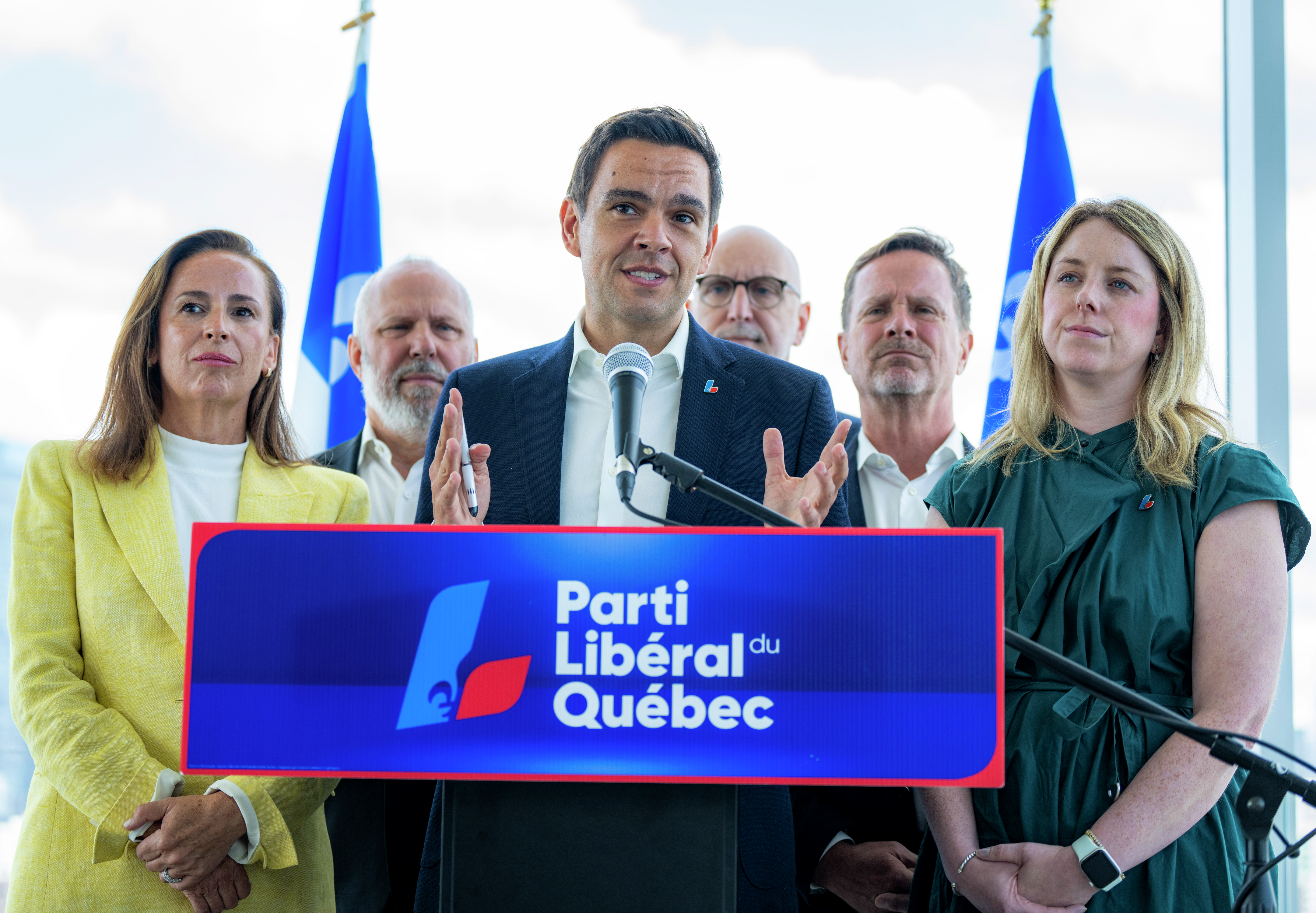 Quebec Liberal leader Charles Milliard wants to make it easier for Quebec businesses to work with the government