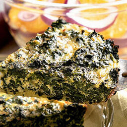 Whats for Dinner - Crustless Spinach Quiche