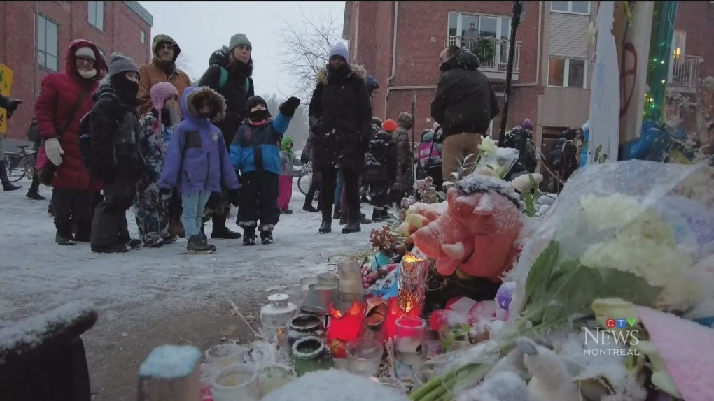 Residents call for traffic-calming measures near site of girl's death in Montreal