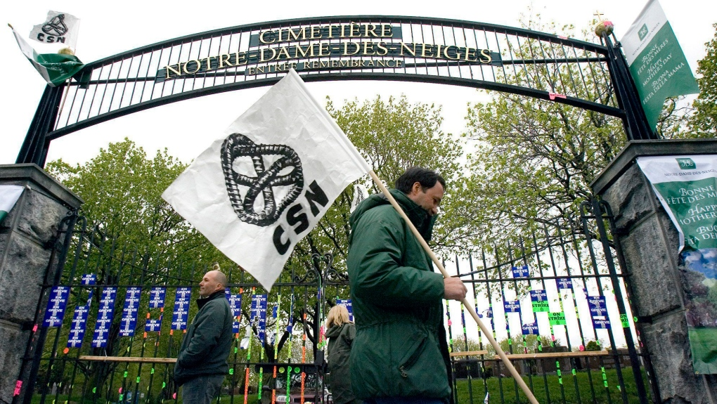 Quebec labour minister calls for independent arbitrator to settle Montreal cemetery labour dispute