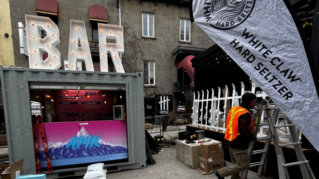 This Montreal bar owner is furious after a festival installed a pop-up bar outside his business