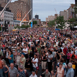 Downtown Montreal is gearing up for a busy festival season
