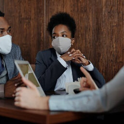 New order forcing all employees to wear masks at all times at the workplace