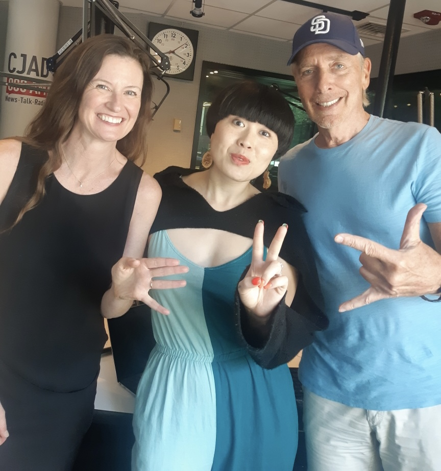 Atsuko Okatsuka brought the laughter to the CJAD Studio