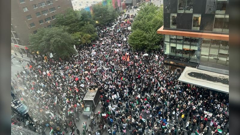 Are some rallies in support of Palestine promoting violence?