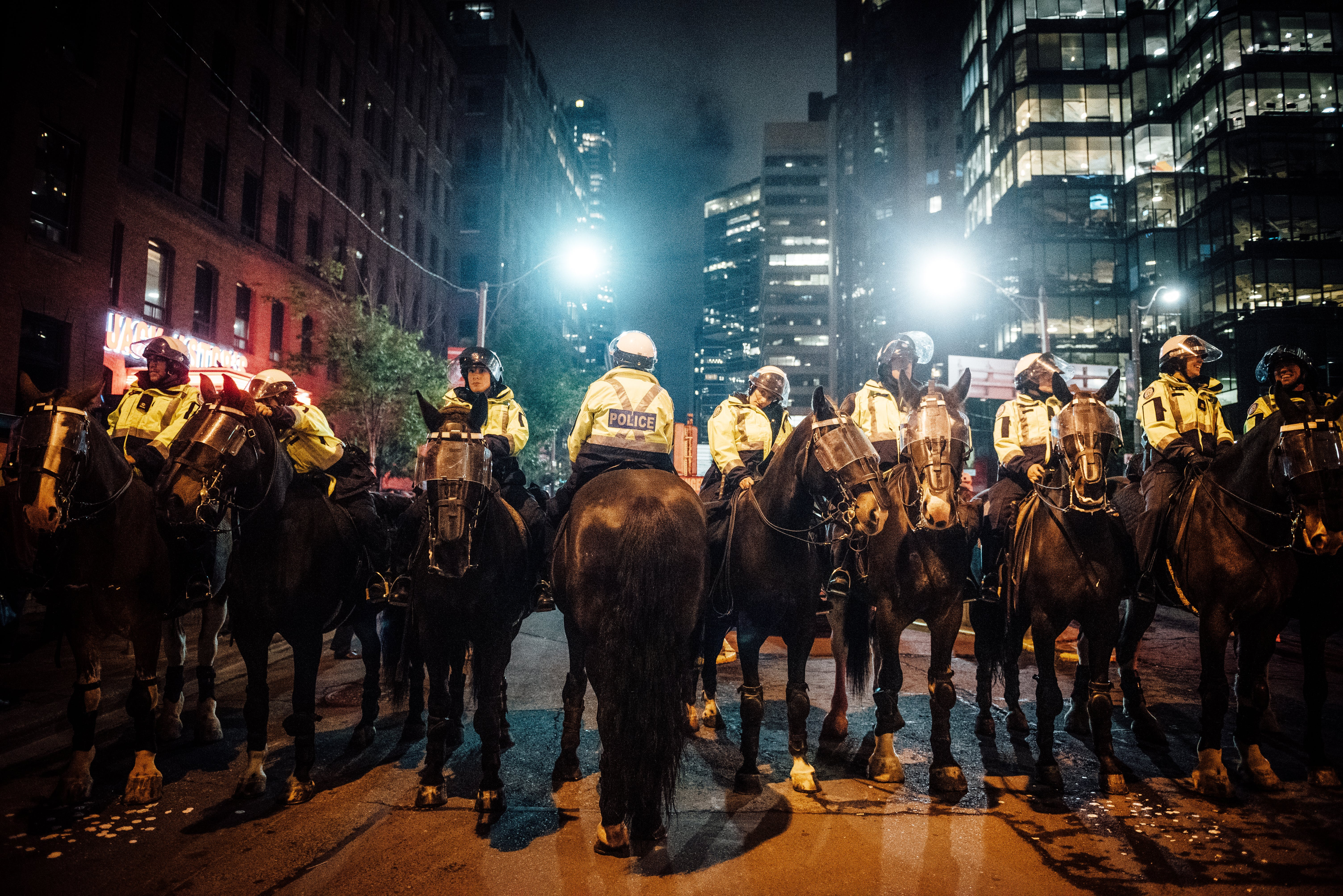 When do protests cross the line?