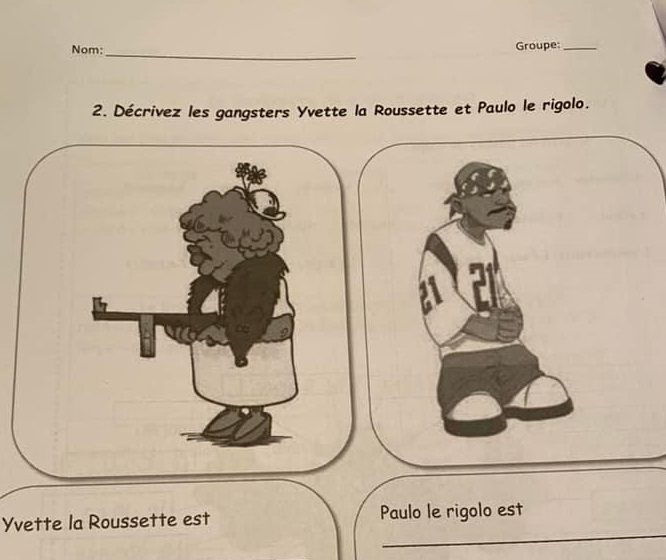 One Montreal-area parent is outraged to find racist illustrations in his daughters textbook