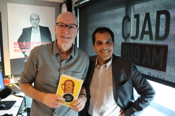 Dr. Christopher Labos joins Ken Connors in the CJAD 800 studio for his last weekend show