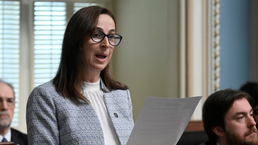 Quebec Liberal MNA Désirée McGraw announces her endorsement for her party's leadership