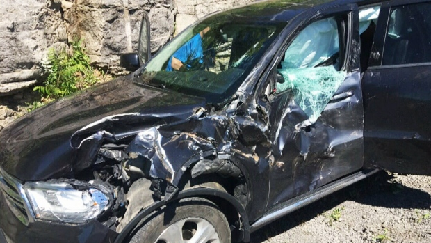 Ottawa Now - TSN 1200's Dean Brown on surviving Sunday's multi-car crash on the 417