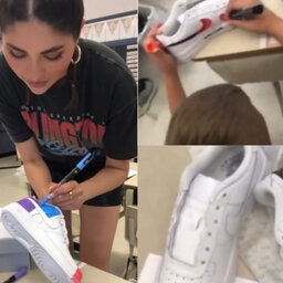 ESS: Toronto teacher gifts entire class brand new sneakers